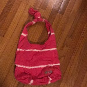 Pink tye dye purse